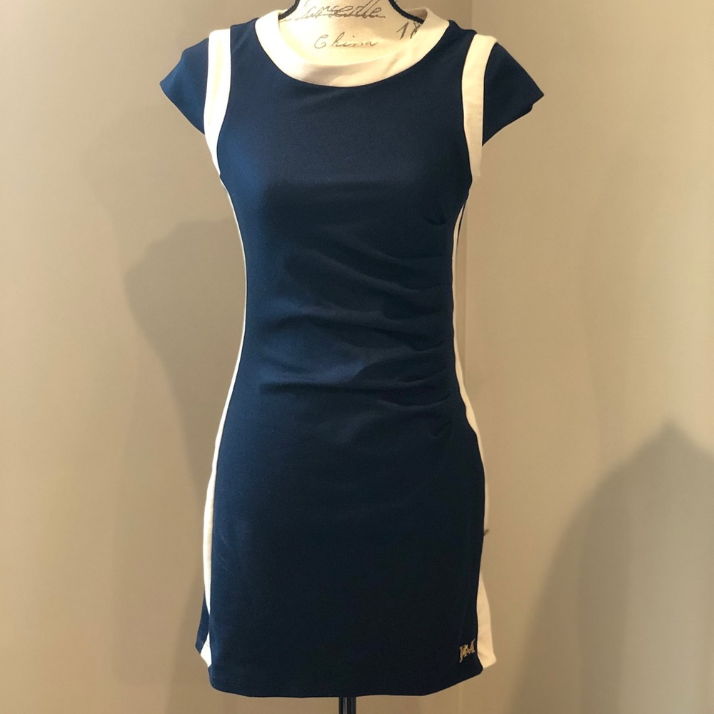 Beautiful great condition navy blue mini dress